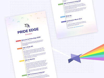 Pride Edge artwork branding design flat illustration netlight pride proud ui