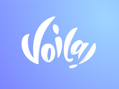 voila brand design graphic graphicdesign letter lettering logotype type typeface typography