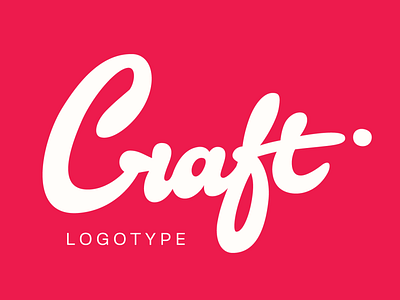 Craft; Lettering & LogoType design graphicdesign letter type typeface typography