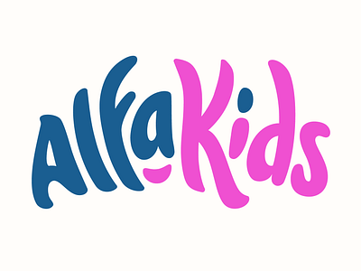 AlfaKids; Lettering & LogoType