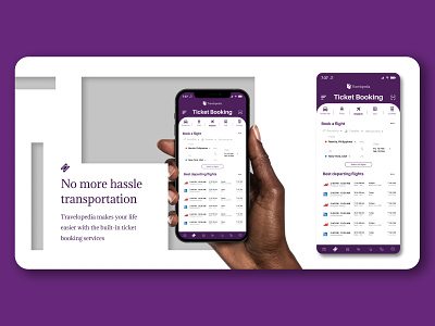 Travel Mobile App Design (5/10) - Ticket Booking