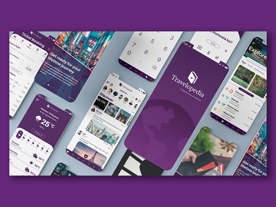 Travel Mobile App Design (10/10) app branding design ui