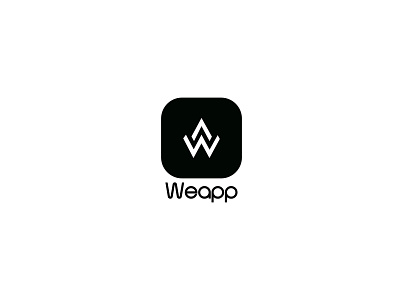 We App Logo branding graphic design logo