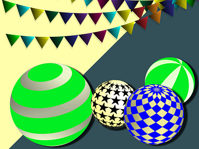 3D Event Background 3d 3d ball design graphic design illustration