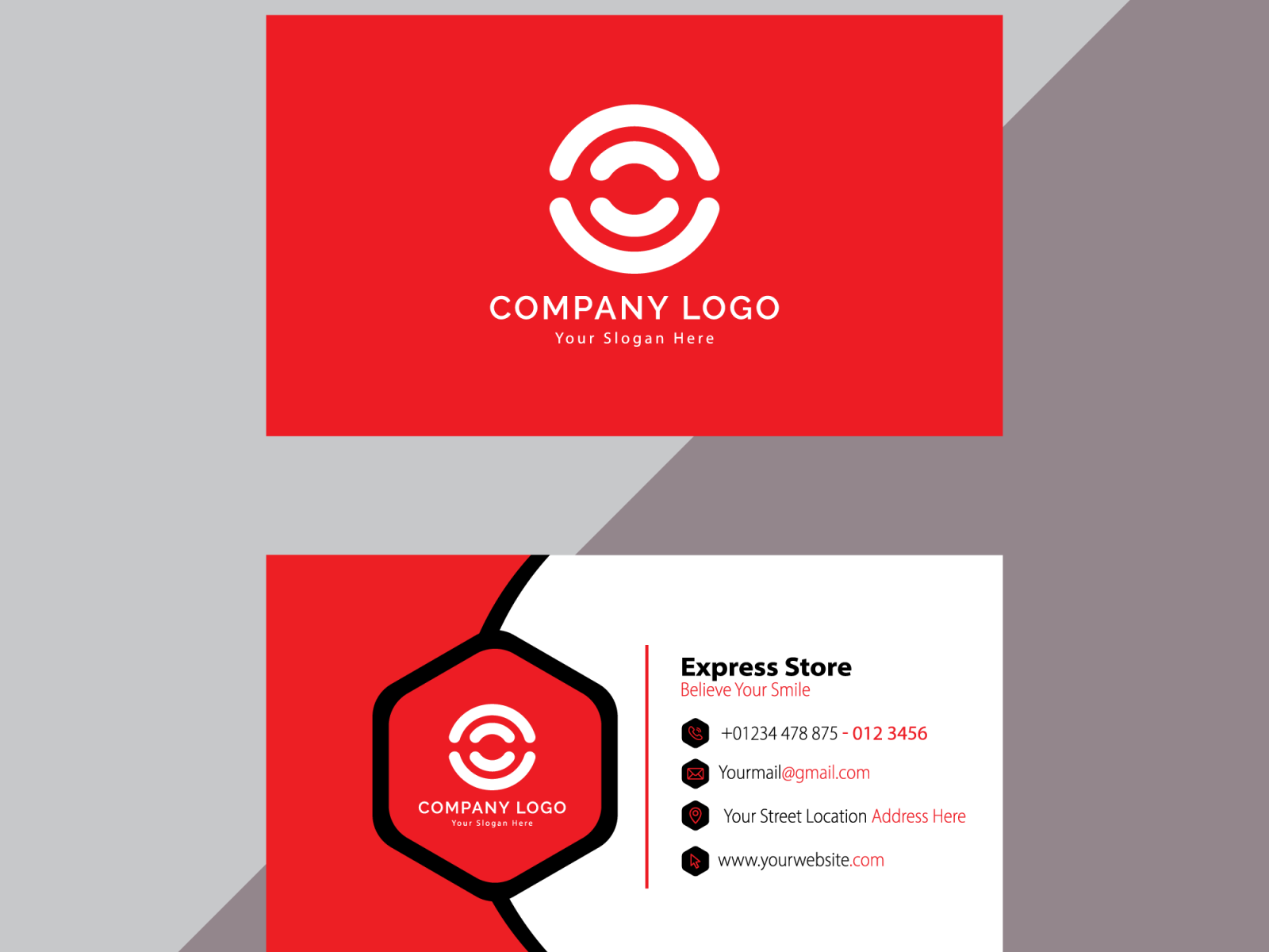 Corporate Visiting Card by Mehedi on Dribbble