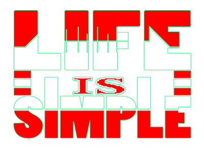 LIFE IS SIMPLE branding graphic design life is simple life is simple t shirt t shirt design