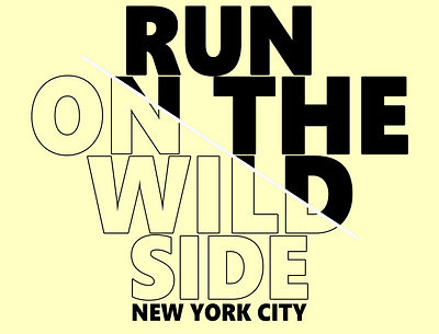 T-SHIRT DESIGN on the run side t shirt ui wild