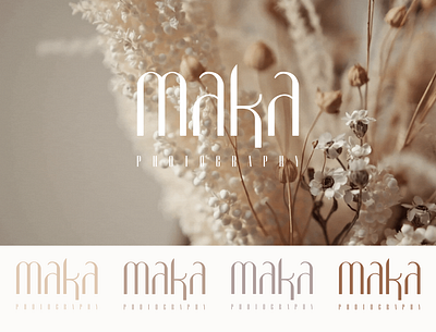 MAKA Photography | Visual Identity branding brandstylist design graphic design logo logotype