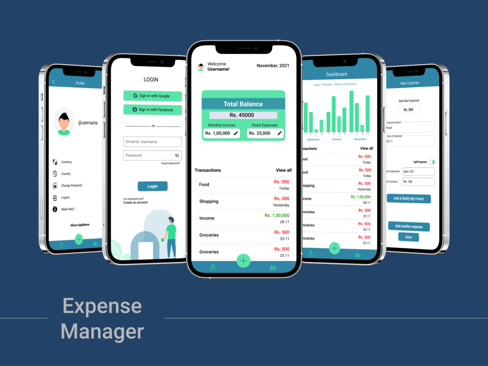 app to manage daily expenses