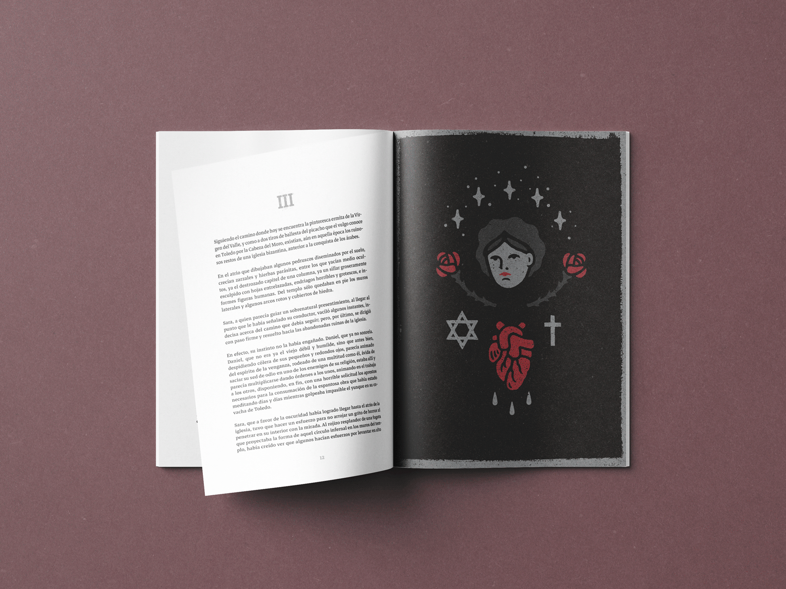Book illustrations - La Rosa de Pasión