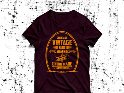 Standard Vintage Blue Jeans T Shirt