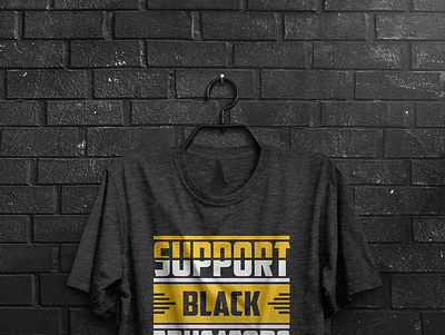 Support Black Educators graphic design t shirt design