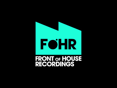 FOHR - V004 branding dance music dj factory house logo logo designer logomark logos music record player reords simple typography
