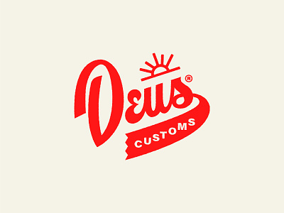 Deus Customs - Logo Version #01 apparel design branding clothng brand deus deus ex machina illustration logo logo designer logomark