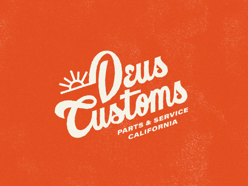 Deus Customs - Full logotype branding deus customs deus ex machina graphic design lettering lettering logo logo logo designer logomark logos simple typography