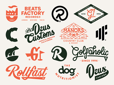 Logos 2020 brand marks branding brands cycling golf logo logo designer logos music surf typography vintage
