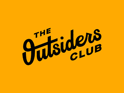 The Outsiders - Lettermark v2 branding hand letters lettering logo designer outdoors outdoors brand skate skatebrand skater typography