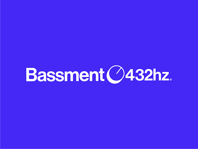 Bassment 432hz bass branding logo logo designer logomark music music player radio radio station techno typography