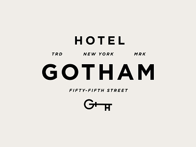 Hotel Gotham - Rejected logos branding hospitality hotel branding hotels icon logo logo designer luxury luxury brand luxury hotels