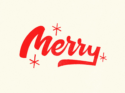 Merry Xmas - Lettering christmas christmas lettering letteirng logodesign logotype logotypes red xmas