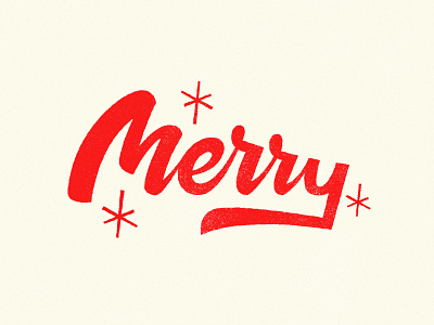 Merry Xmas - Lettering