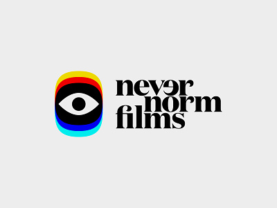 Never Norm - Logos Rd2 branding film film festival film logo graphic design logo logo designer logomark movie logos movies nevernorm simple typography