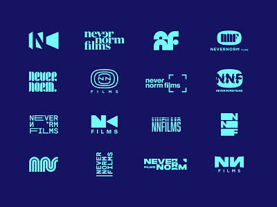 Never Norm - Logo collection branding classic logo crime films graphic design logo designer logomark logos movie retro typography