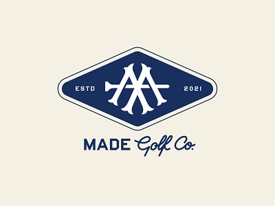 MADE Golf Co. Badge designs badge designs baseball branding golf golf brand logo designer logomark logotype typography