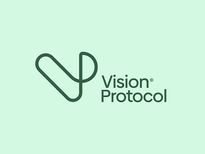 Vision Protocol logo - Version 1 branding identity logo logo designer logomark logos marketing type typography vp mark