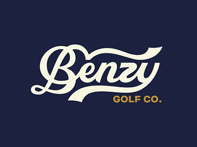Benzy Golf Company - Logo exploration 01 branding golf golf brand golfing lettering logo designer logomark sport typography