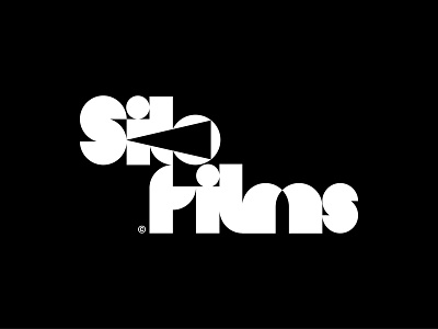 Silo Films - Experimental logotype branding film film production logo logomark minimal design movies simple typography wordmark