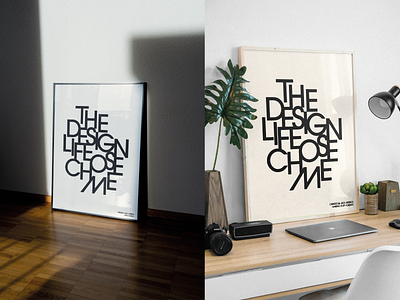 Design Life - ART PRINT art avant garde design minimalist modern poster print screen print typography