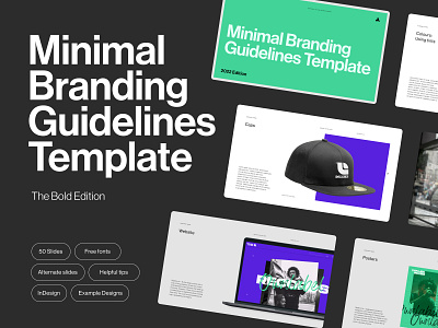 Branding Guidelines Template - Visuals by Alex Aperios on Dribbble