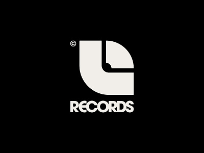 OL Records Logo branding logo logomark minimalist music record label typography