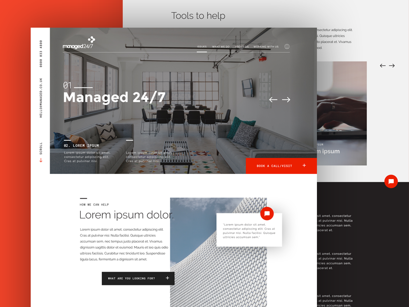 Managed Website Design by Alex Aperios on Dribbble