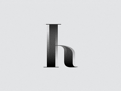 Letter H for 36 days of type branding inspired logo logo designer logomark logos monogram muzli simple simplicity