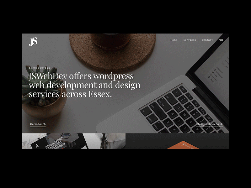 Newly launched website for a Local web developer. design agency grid minimal typogaphy typography ui uidesign ux webdesign website whitespace