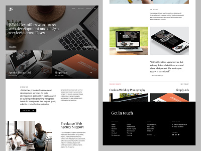 JS Web Development - web design branding casestudy design modern portfolio typography ui ux web design webdeveloper website