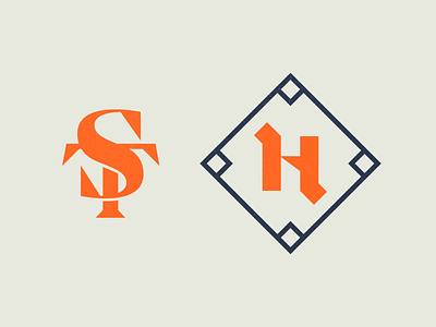 Logomarks & monograms baseball branding golf graphic design icon illustration logo logo designer logomark logos st typography vector