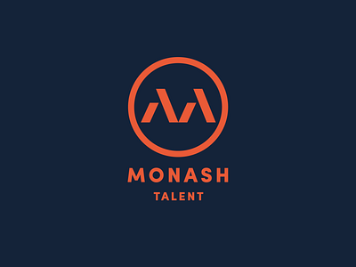 Monash Talent Logo branding graphic design logo logo designer logomark logos minimal music musiclabel typography