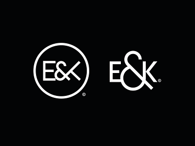 E&K Logo Mark branding danishdesign ek graphic design installation logo logo designer logomark logos