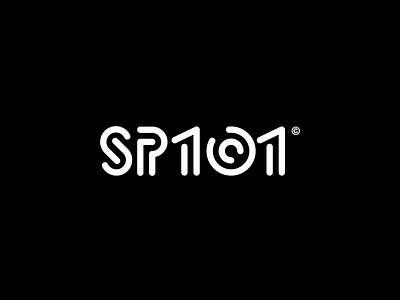 SP101 Techno Logo branding dj dj logo logo logo designer logomark minimalist music music logo techno technology logo