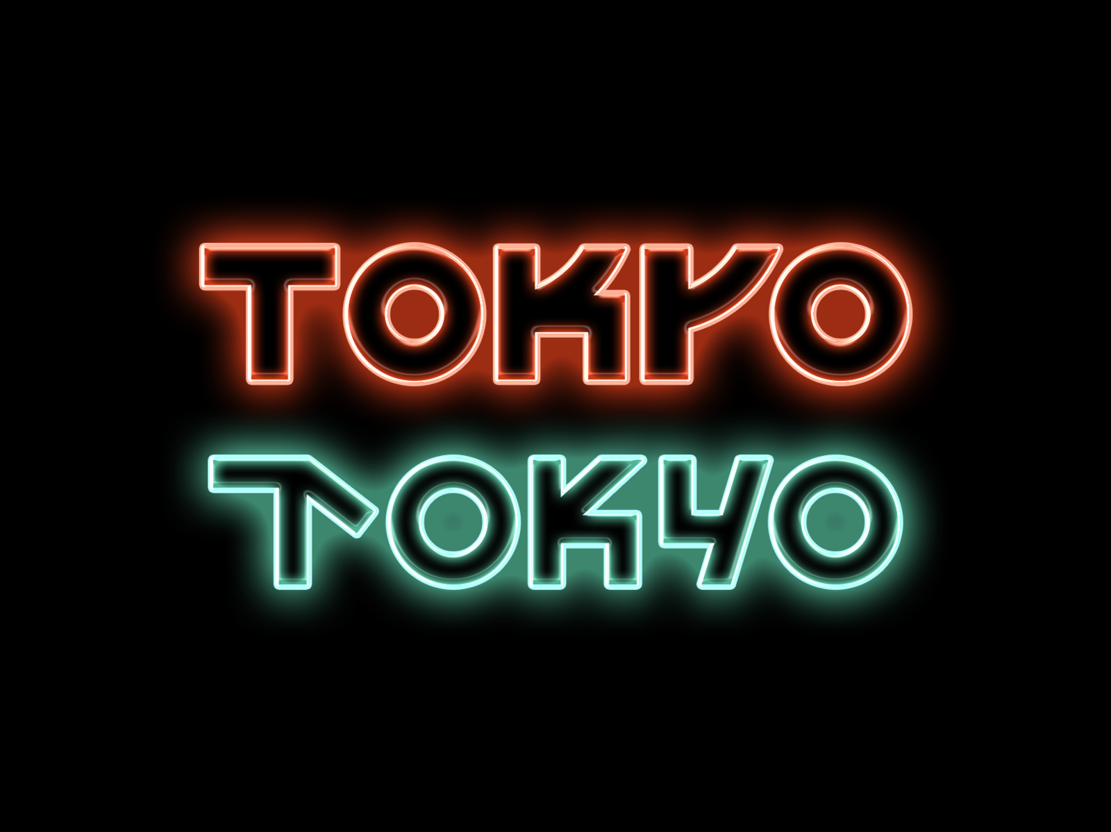 Tokyo Neon by Alex Aperios on Dribbble