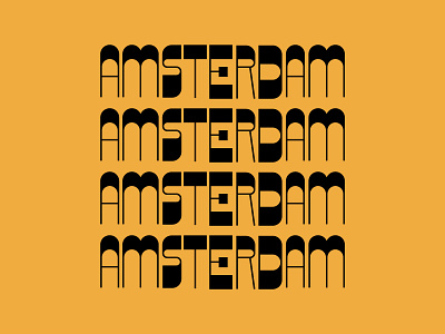 Amsterdam Lettering amsterdam amsterdam lettering branding city creative lettering lettering challenge logo designer logomark typography