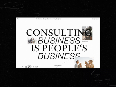 Editorial Inspired Consultancy Website — Case Study animation art direction case study consultancy consulting corporate editorial grid layout motion portfolio storytelling typography webdesign