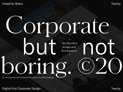 Hoepfner Bräu – Digital First Corporate Design branding case study consultancy corporate design digital editorial portfolio print real estate stationary typography