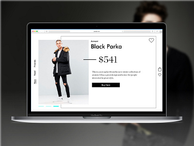 Fashion Store UI Design clothes concept fashion hero section online store ui design ux design webdesign