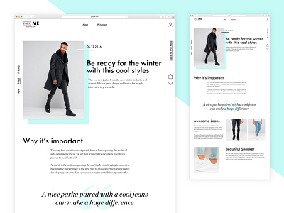 Fashion Store UI Design - Blog