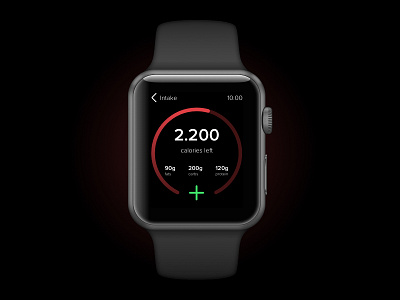 Apple watch calorie calculator - Daily UI #04 by Norman Dubois on Dribbble