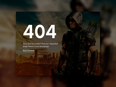 Movie 404 Page - UI Challenge #08